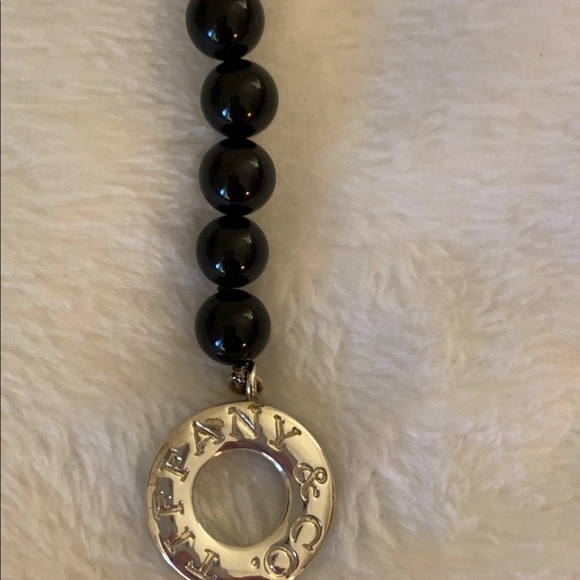 Tiffany & Co Onyx Beads Toggle Necklace - Picture 4 of 5